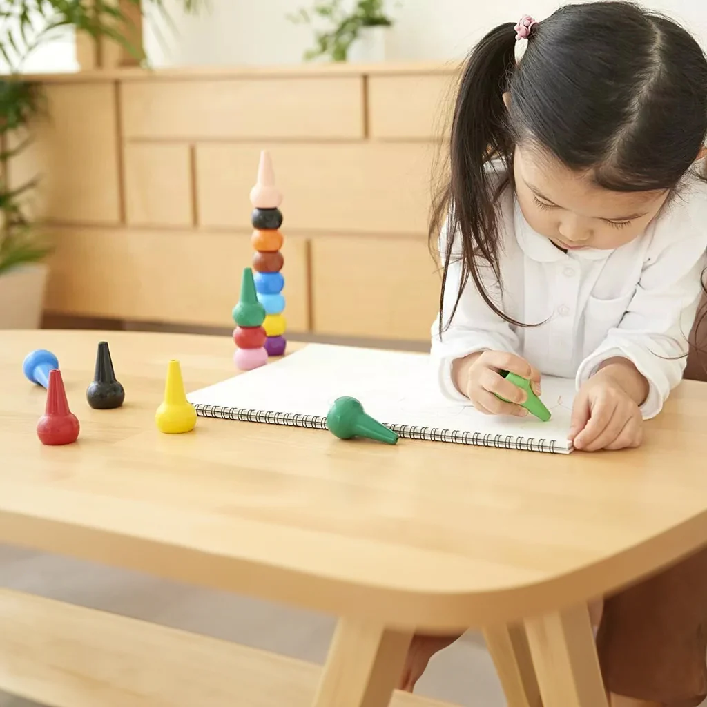 Aozora Baby Color Crayons Basic 12-Pack - Image 3