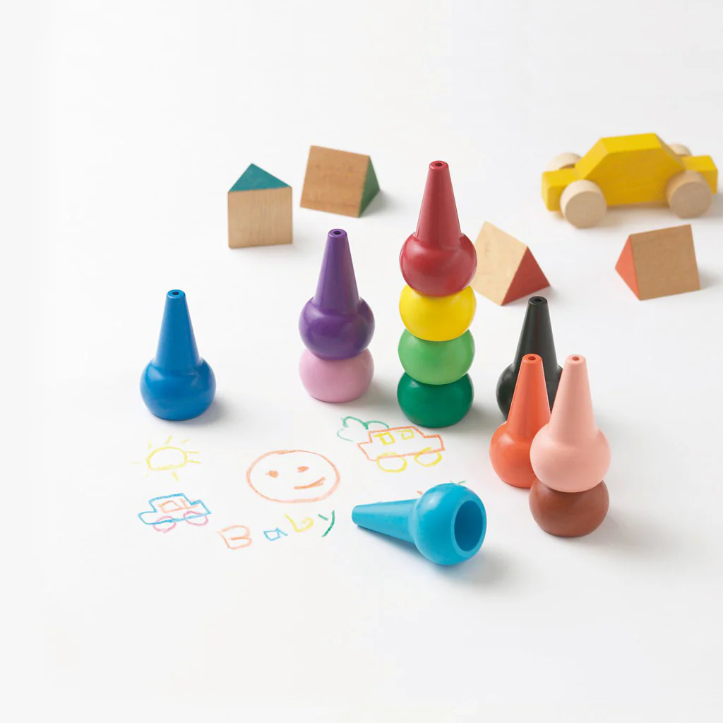 Aozora Baby Color Crayons Basic 6-Pack - Image 4
