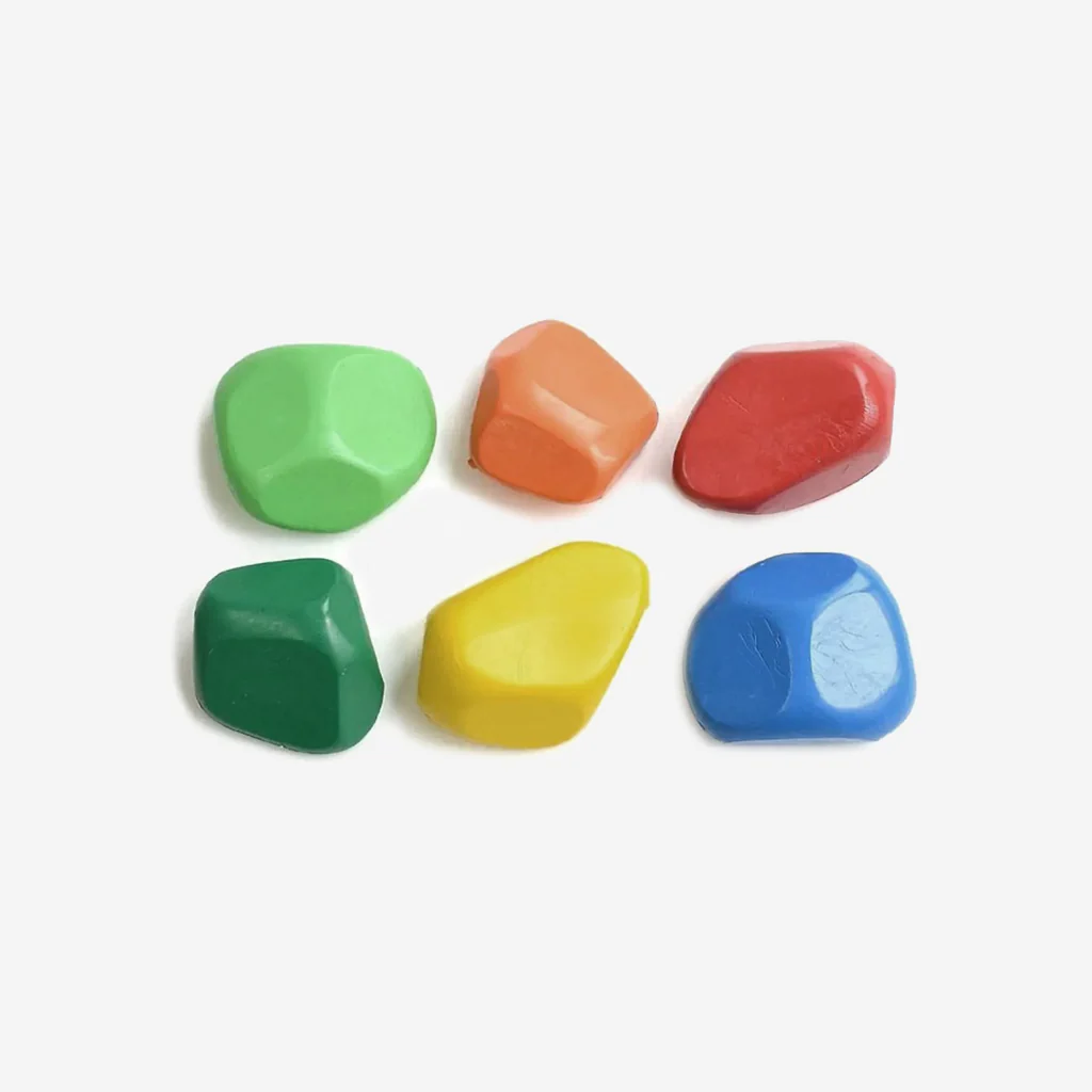 Aozora Ici Color Crayons Stone 6-Pack - Image 4