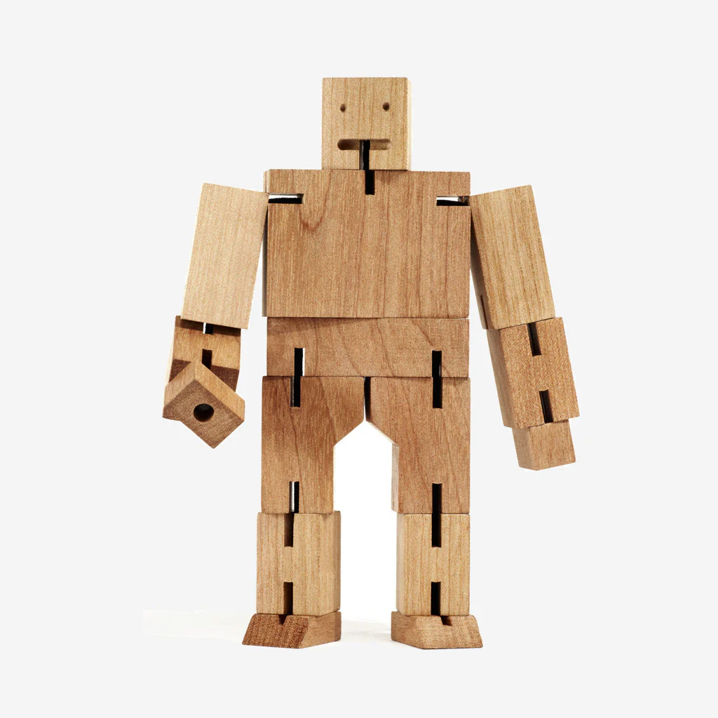 Areaware Cubebot Robot Natural Medium - Image 5