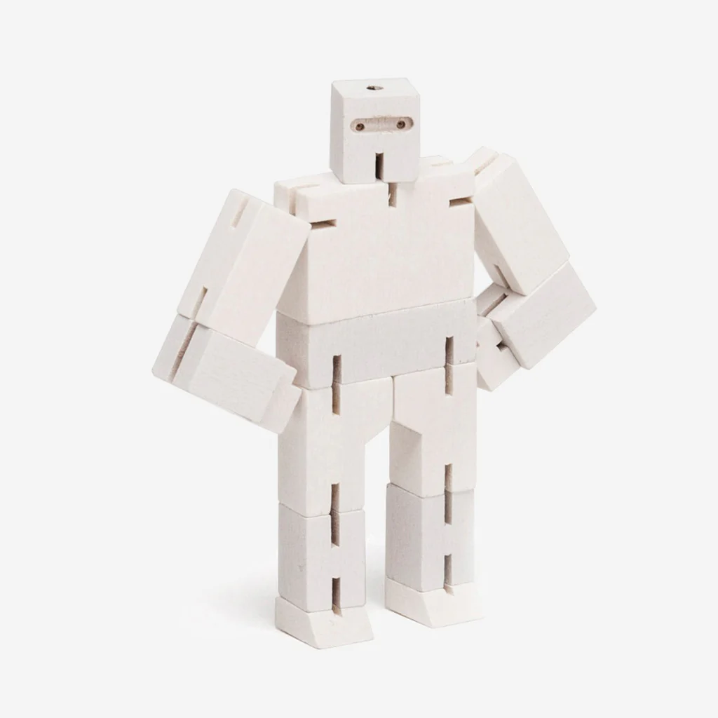 Areaware Cubebot Ninja White Micro - Image 4