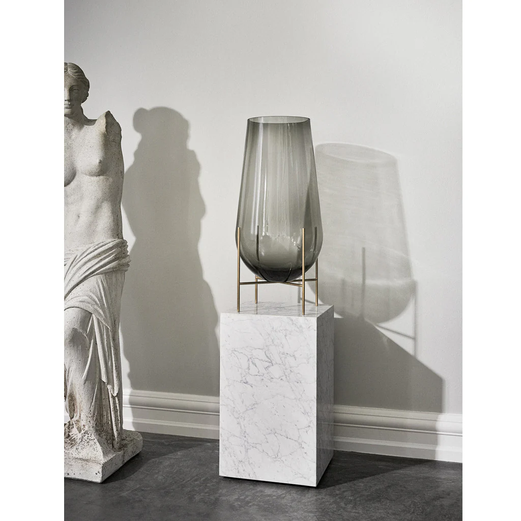 Audo Echasse Smoked Glass Vase Medium - Image 4