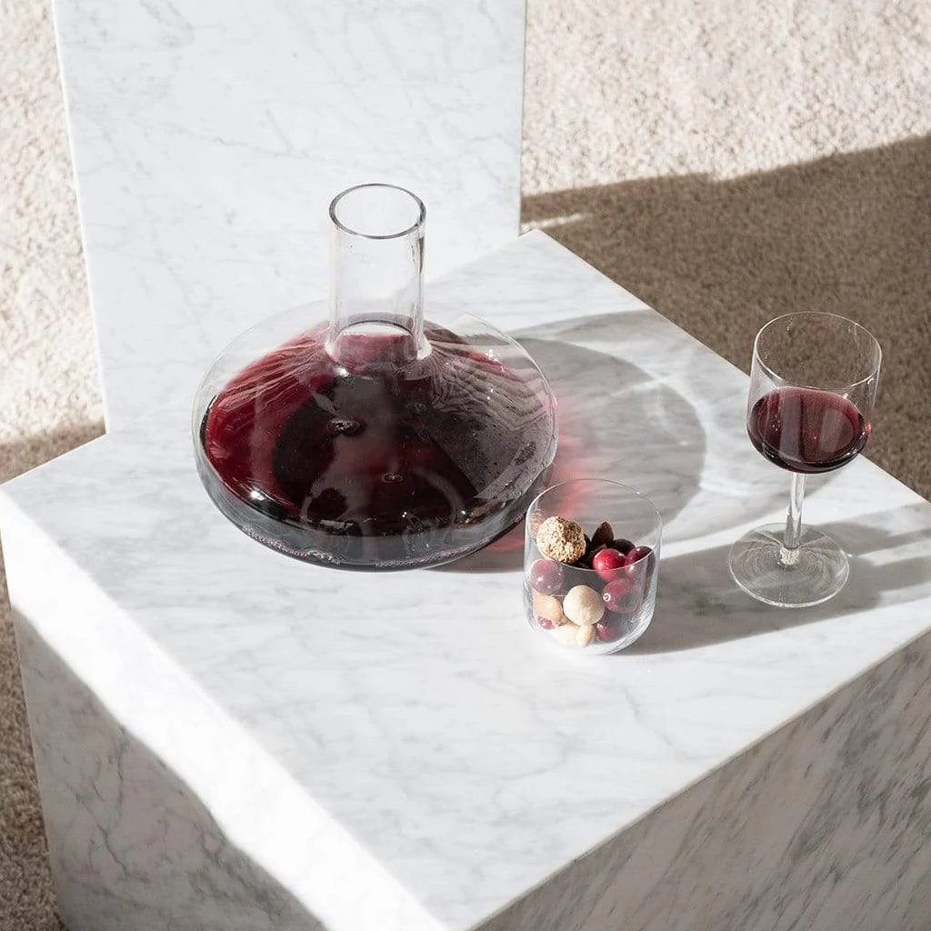 Audo Wine Breather Carafe Deluxe Clear Brass - Image 6