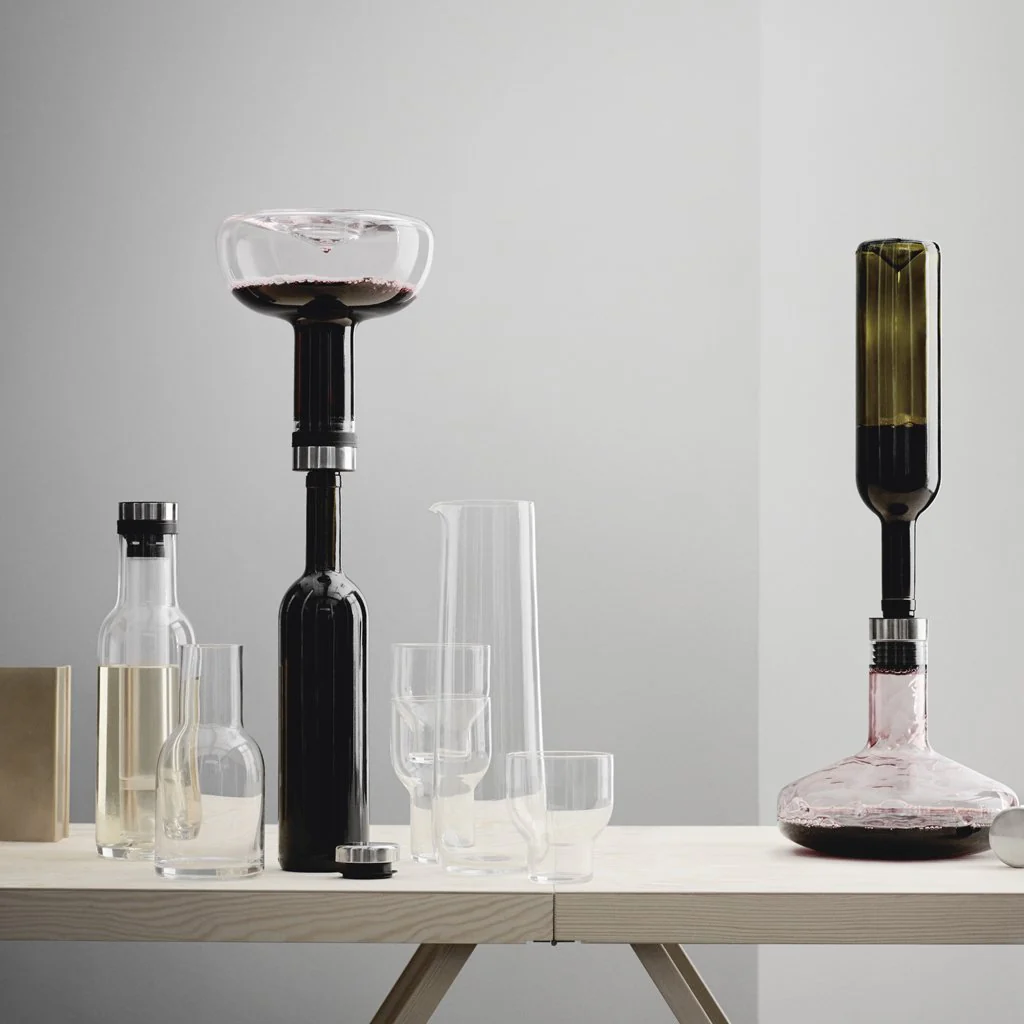 Audo Wine Breather Carafe Original Clear Steel - Image 3