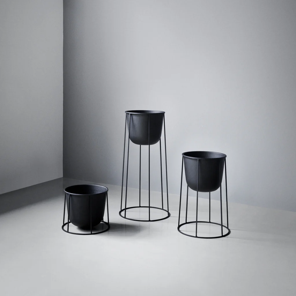 Audo Wire Pot Black - Image 3