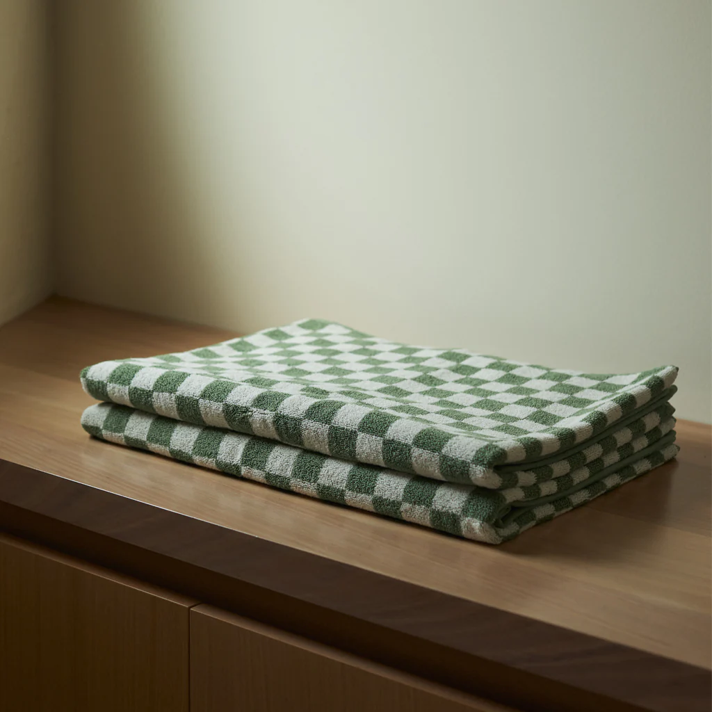 Baina Sage Chalk Beppu Bath Mat - Image 7