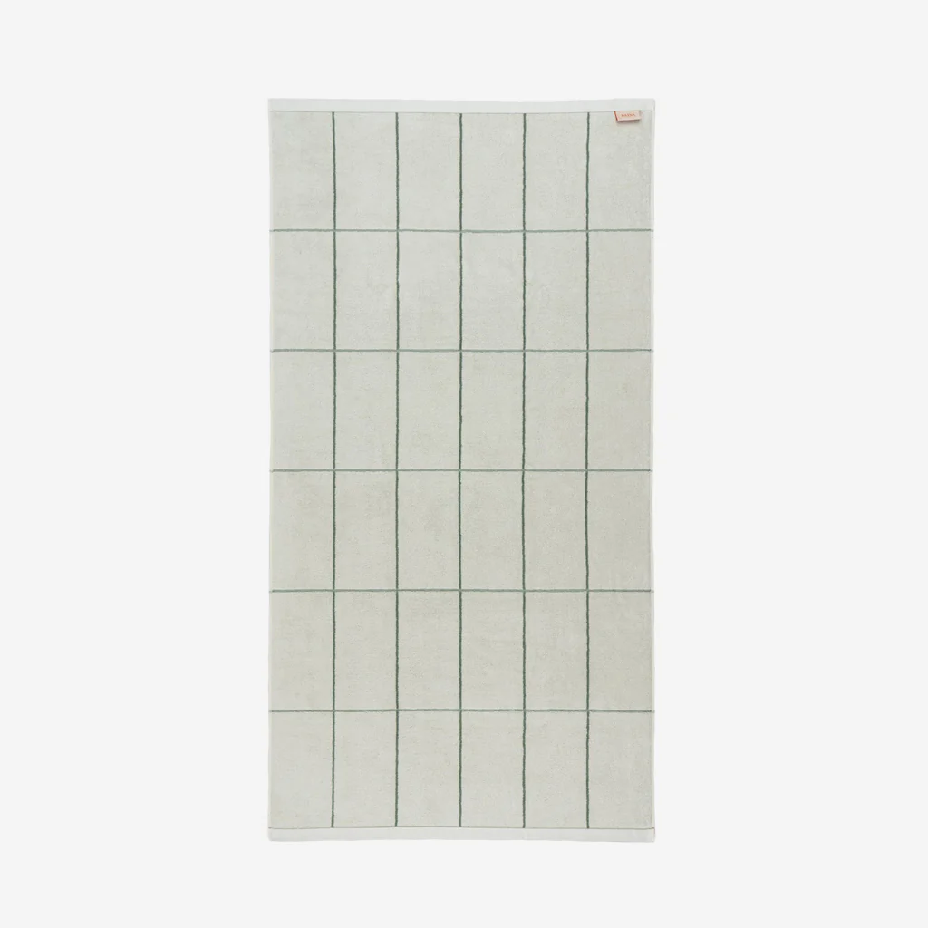 Baina Sage Chalk Miles Bath Sheet - Image 11