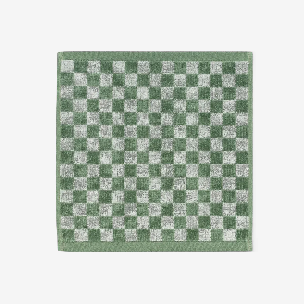 Baina Sage Chalk Quill Face Towel - Image 6