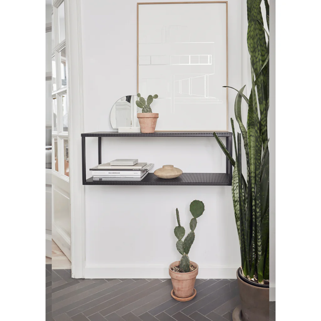 Kristina Dam Grid Wall Shelf Black - Image 5