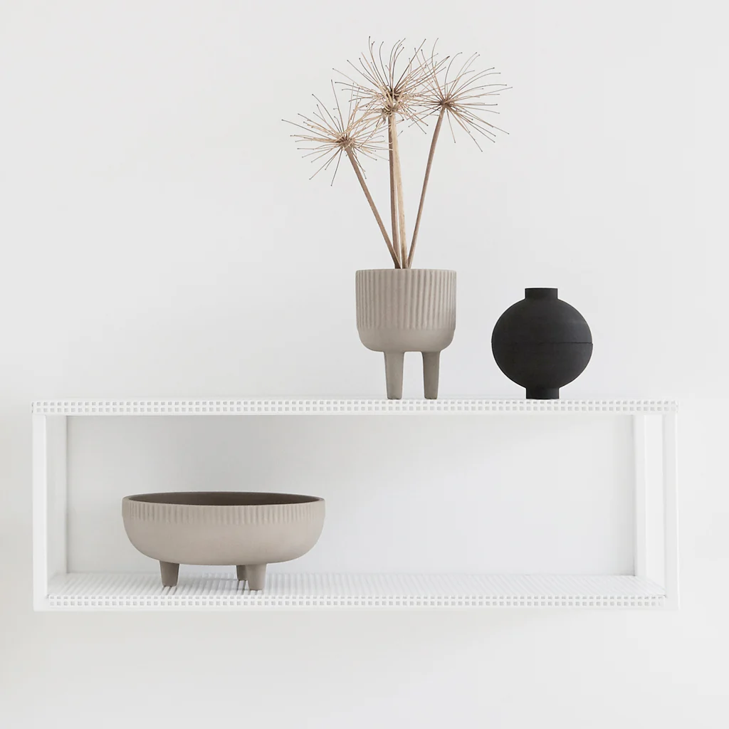 Kristina Dam Grid Wall Shelf Off White - Image 3