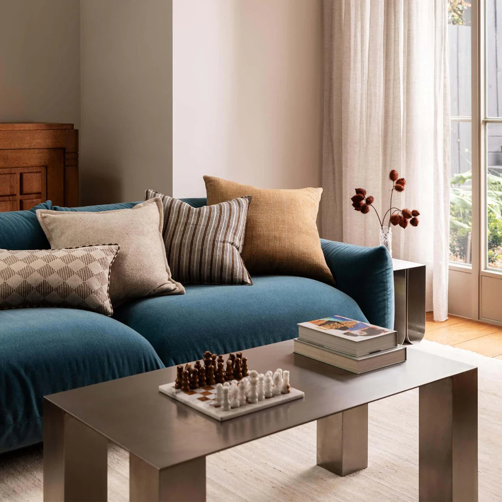 L&M Home Rome Linen Cushion Bronze - Image 3