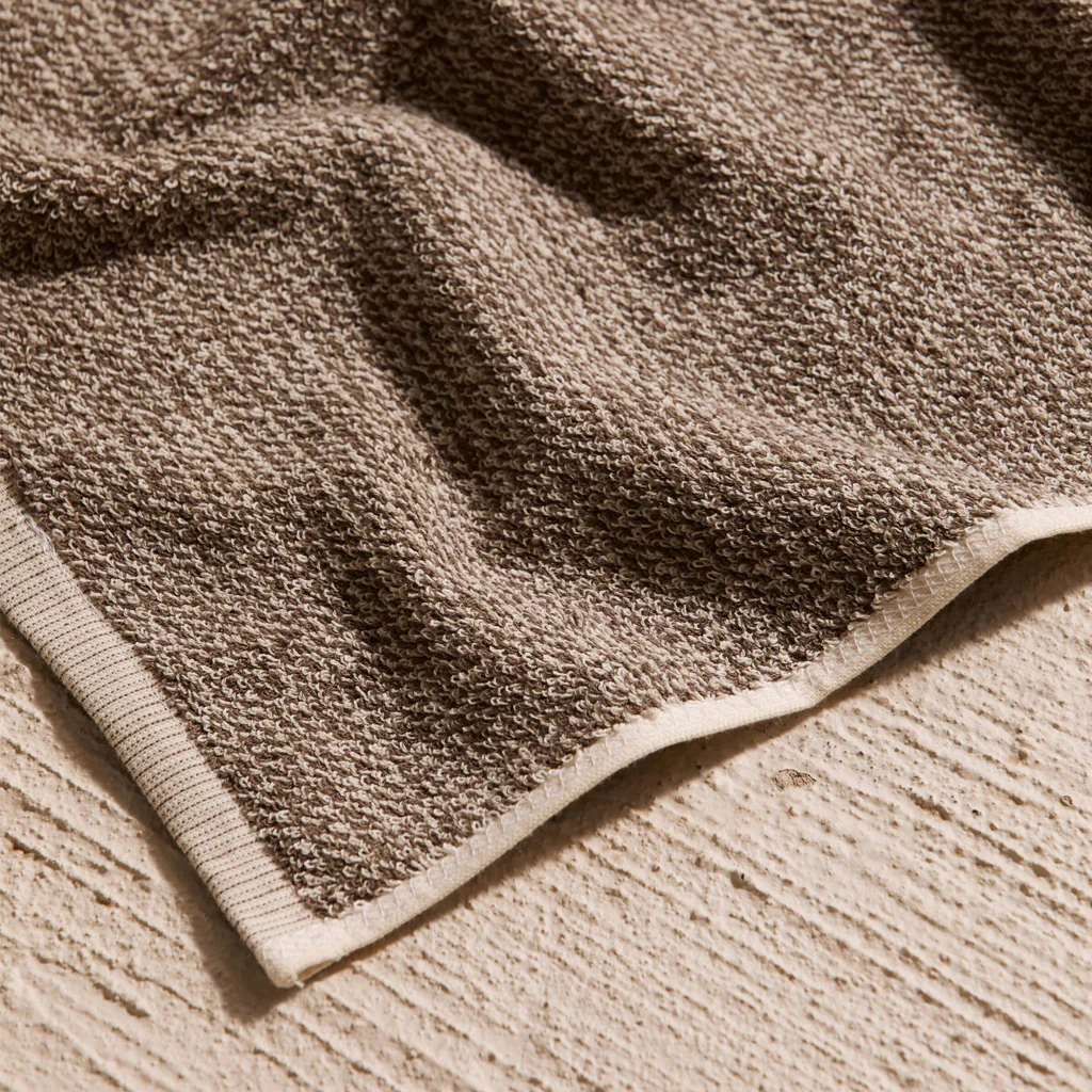 L&M Home Tweed Taupe Bath Towel - Image 11