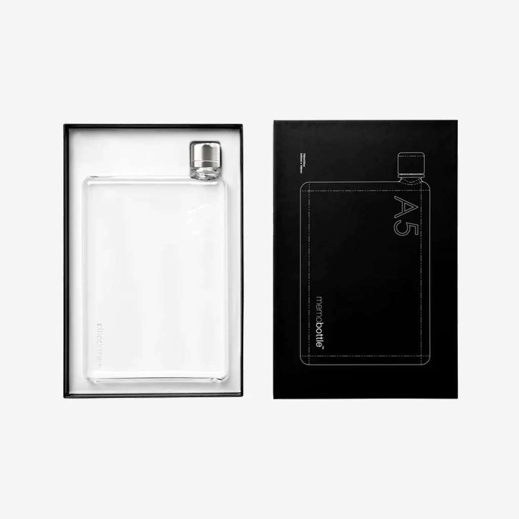 Memobottle Clear A5 Drink Bottle - Image 5