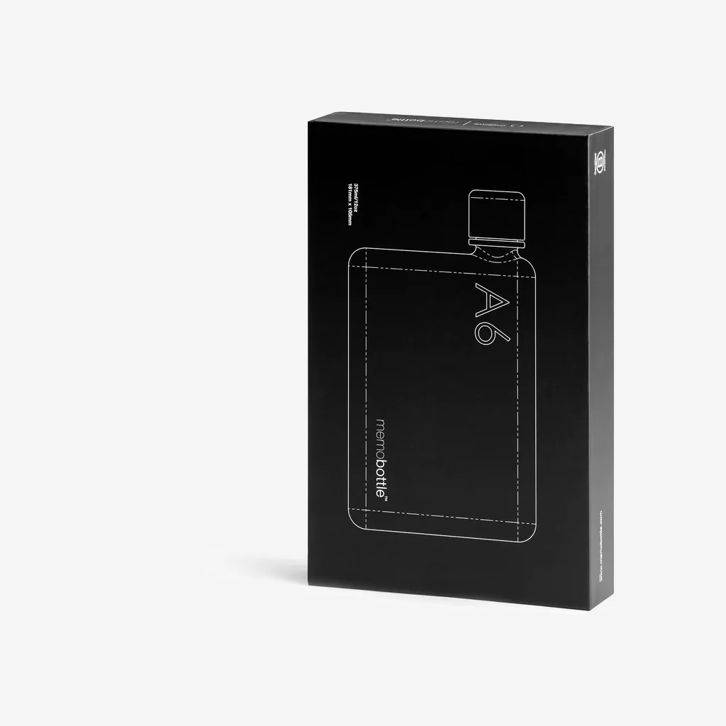 Memobottle Clear A6 Drink Bottle - Image 4