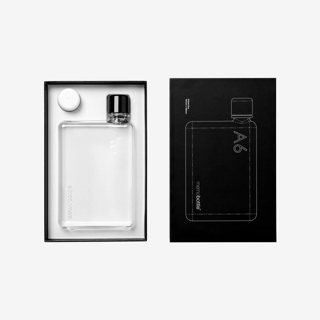 Memobottle Clear A6 Drink Bottle - Image 5