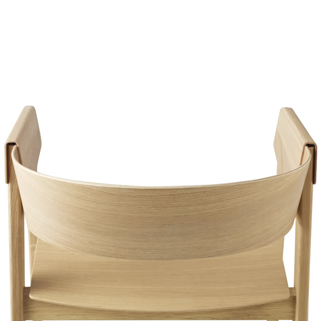 Muuto Cover Armchair Oak Steelcut Trio - Image 3