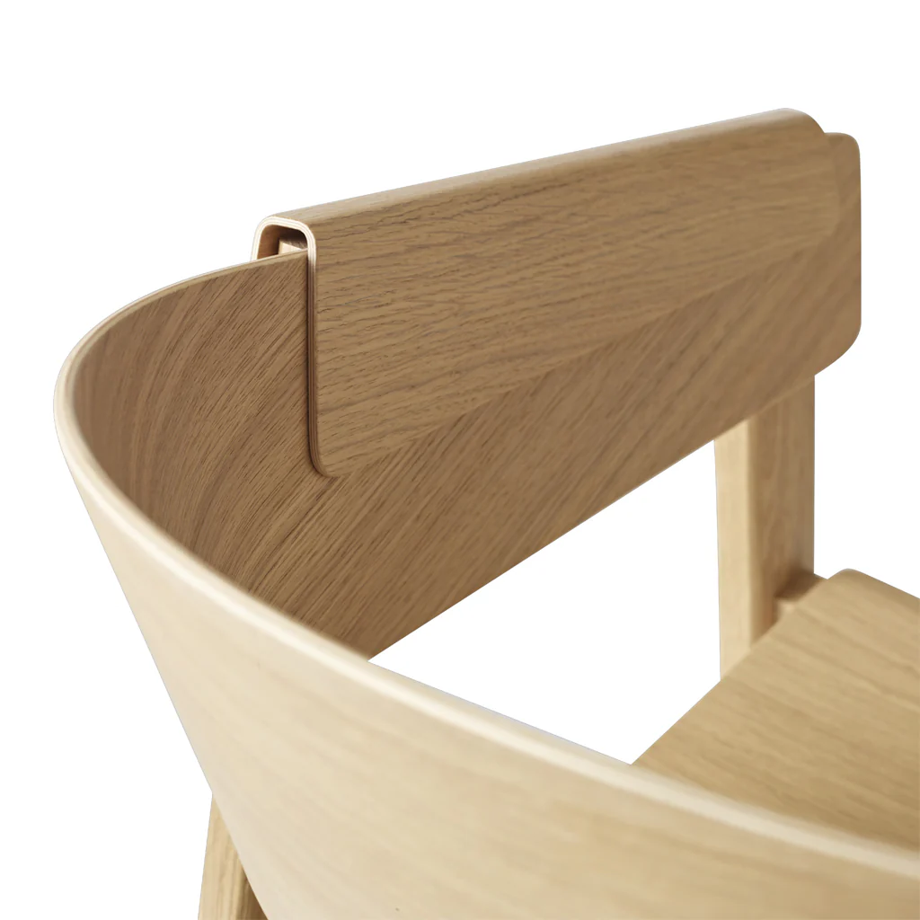 Muuto Cover Armchair Oak Steelcut Trio - Image 5