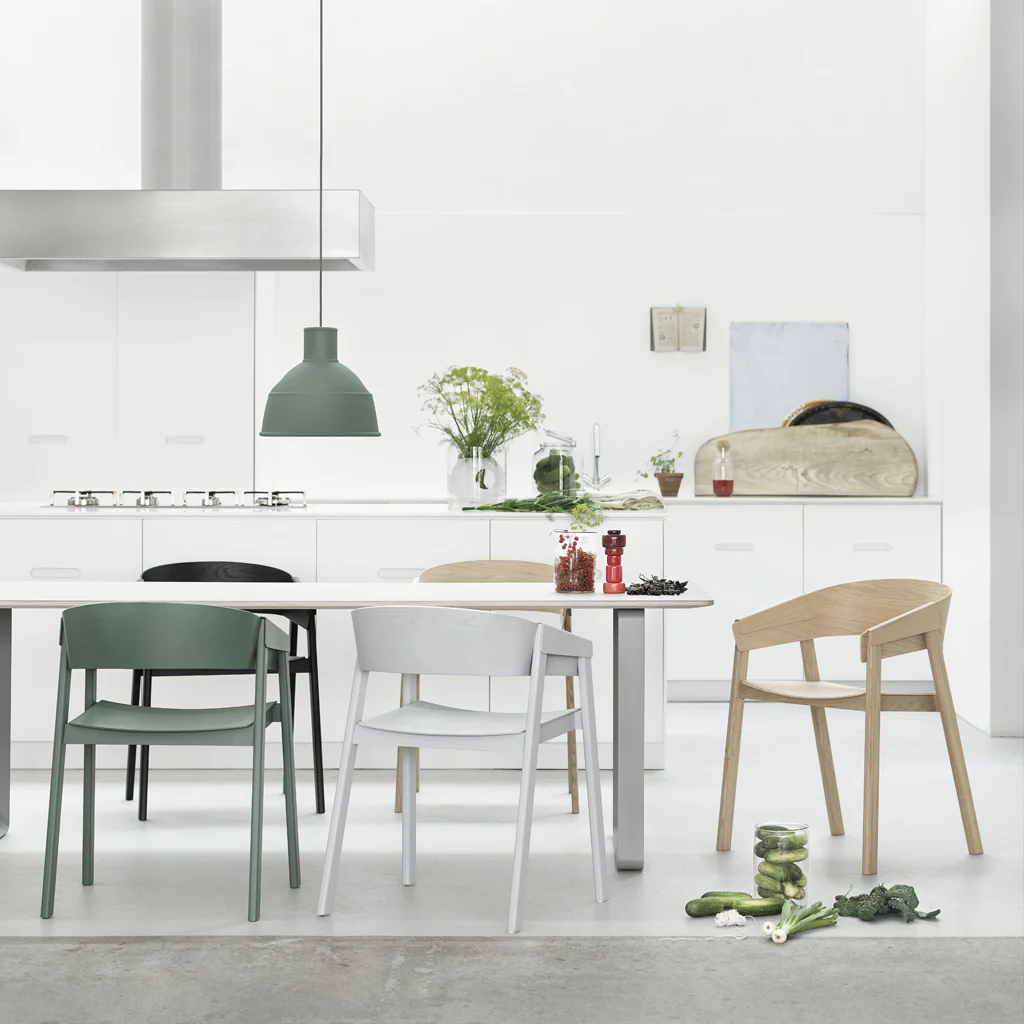 Muuto Cover Armchair Oak Steelcut Trio - Image 6