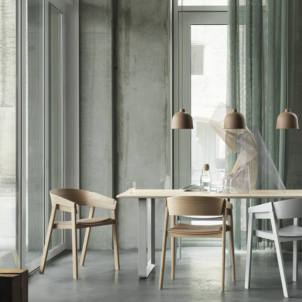 Muuto Cover Armchair Oak Steelcut Trio - Image 7