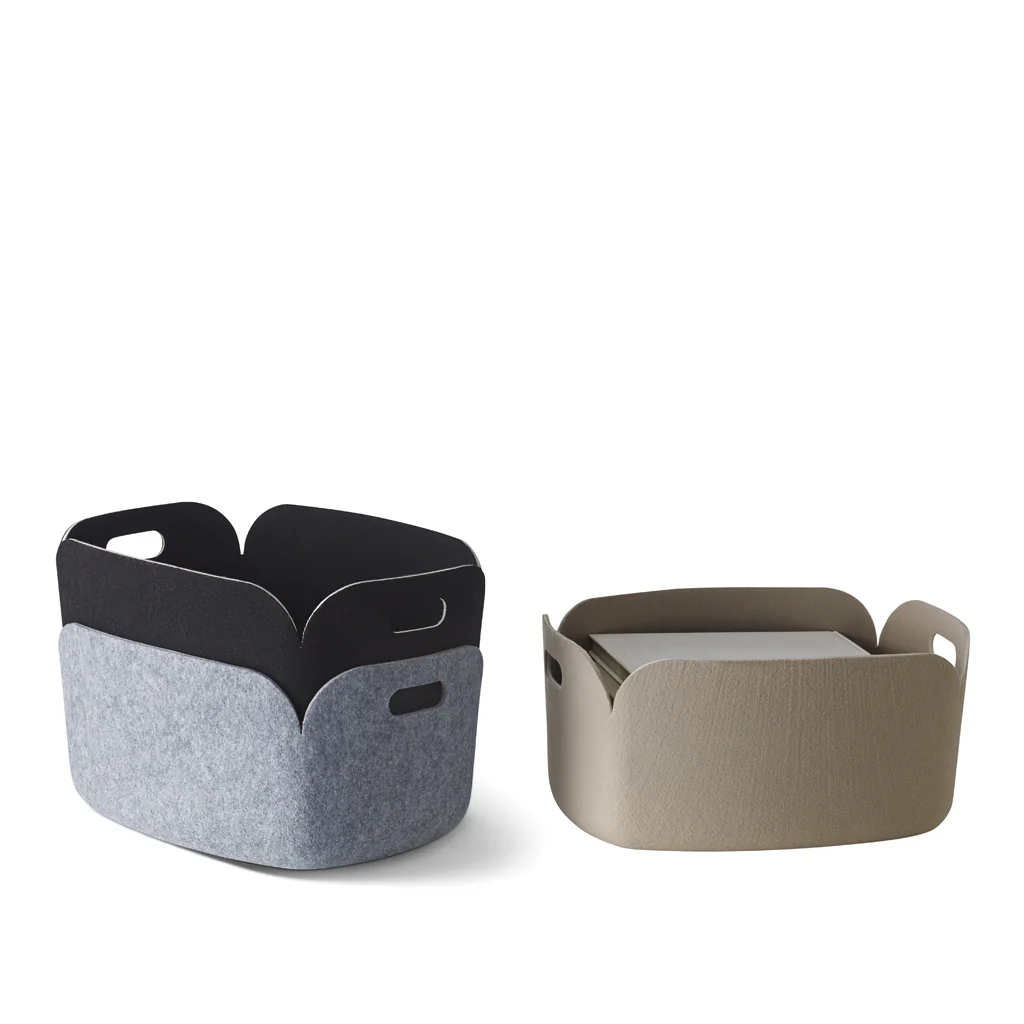 Muuto Restore Basket Grey Melange - Image 4