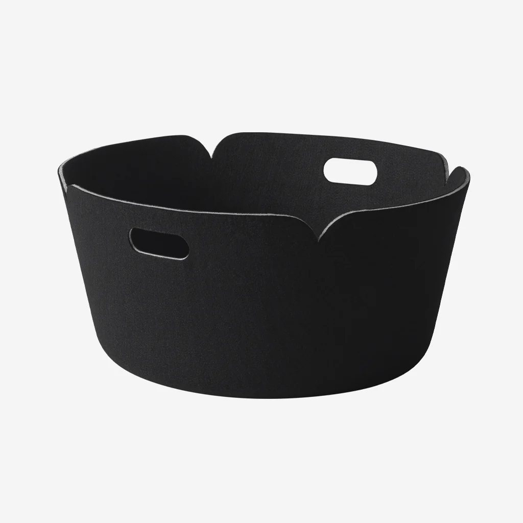 Muuto Restore Round Basket Black - Image 3