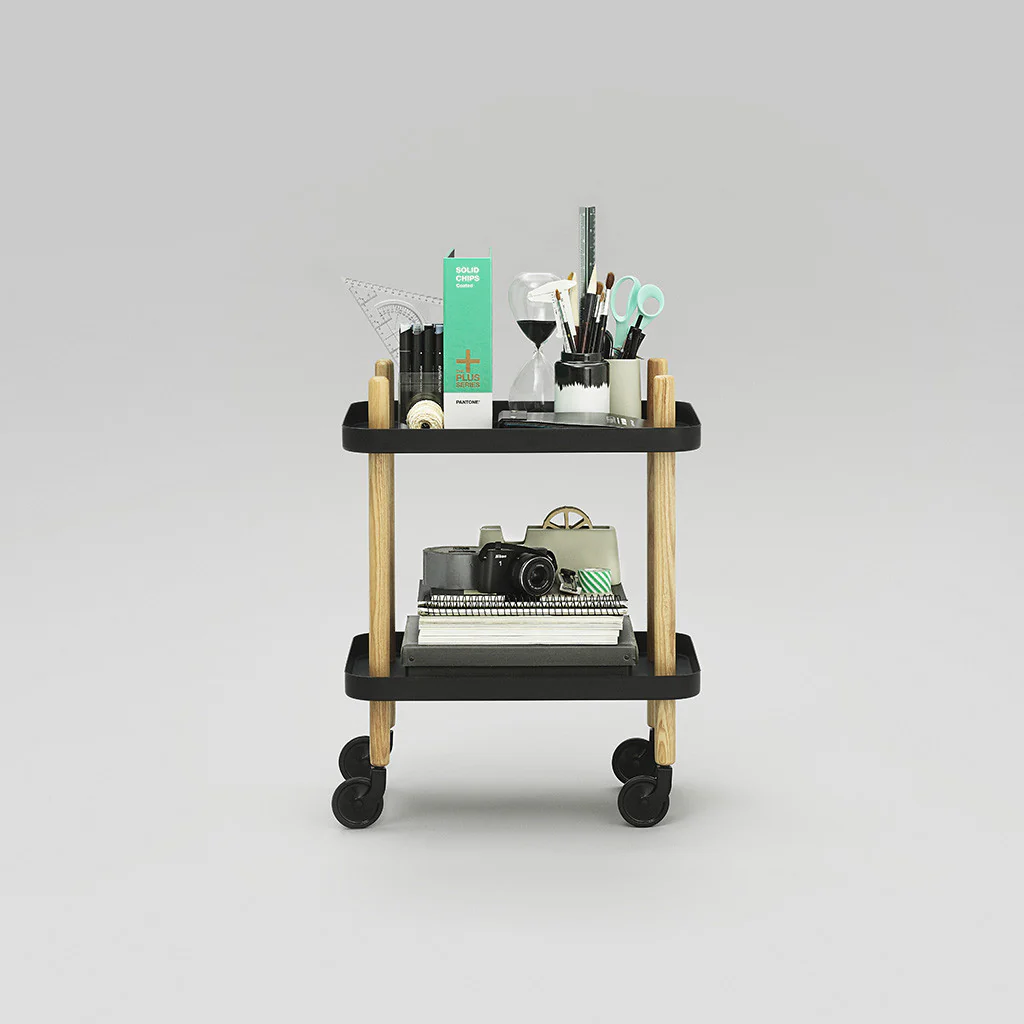 Normann Copenhagen Block Table Black Oak - Image 3