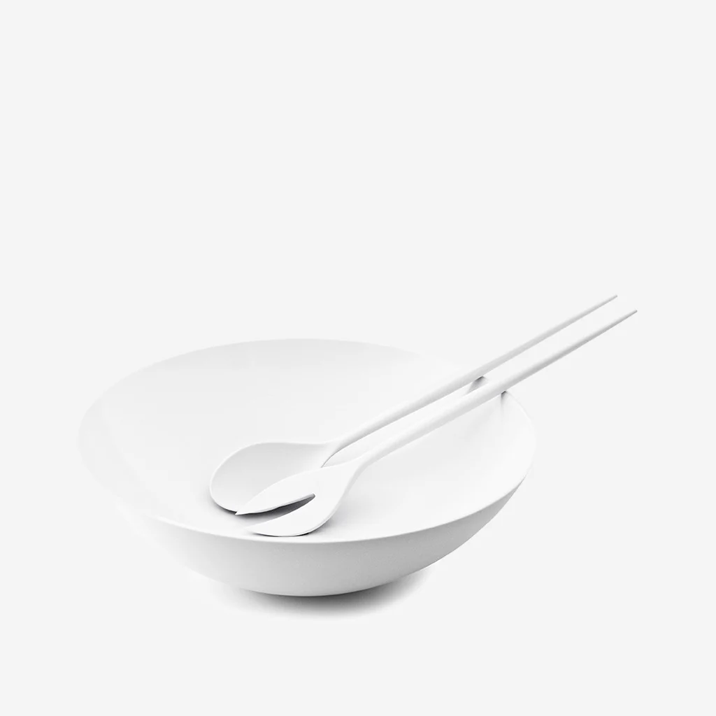 Normann Copenhagen Krenit Salad Servers White - Image 3