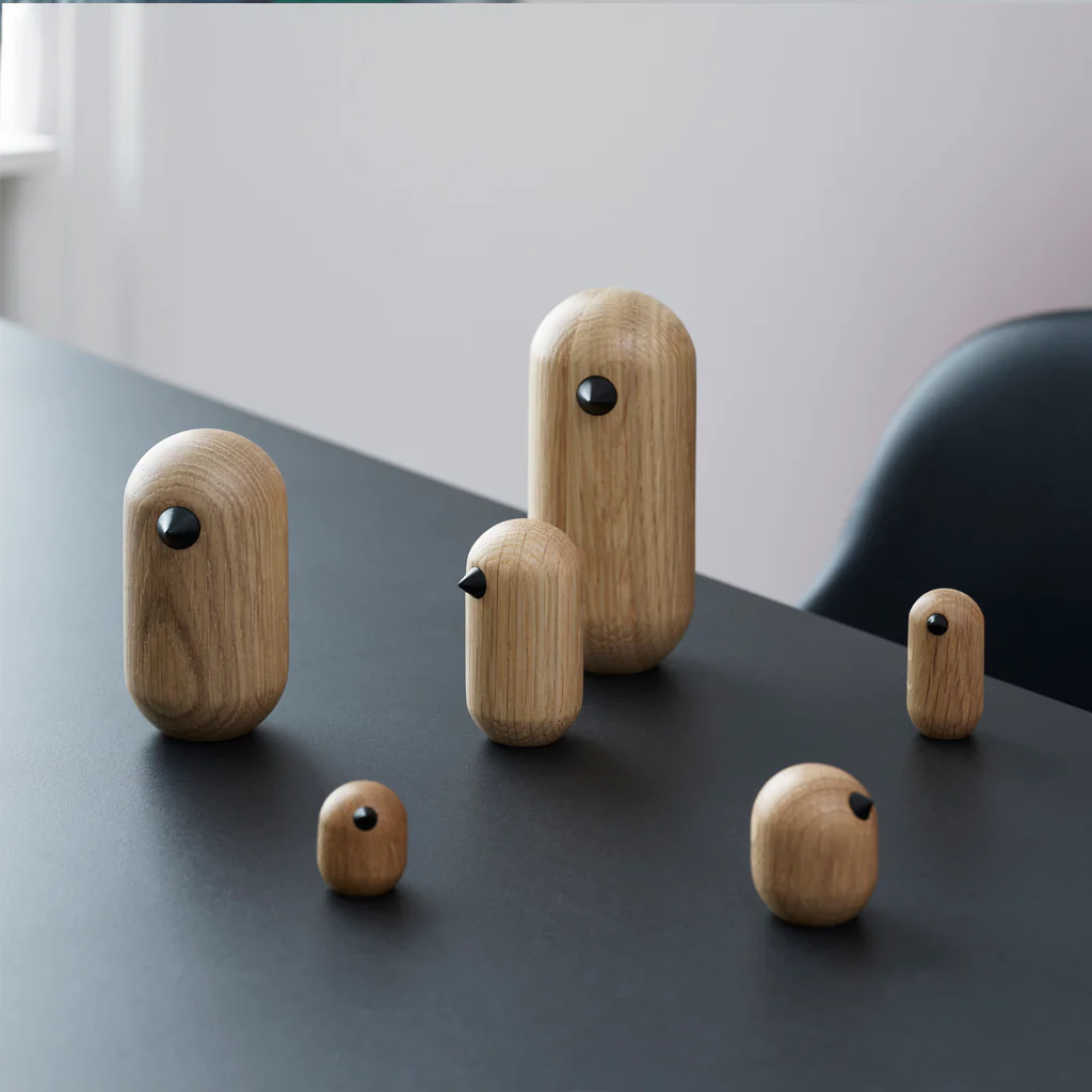 Normann Copenhagen Little Bird Oak 10cm - Image 5
