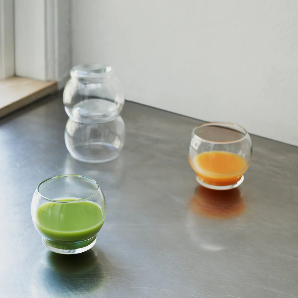 Normann Copenhagen Rocking Glasses Set of 4 - Image 3