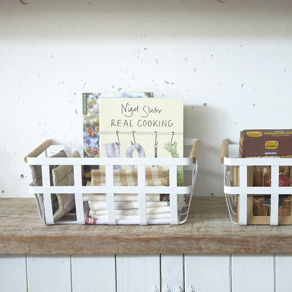 Yamazaki Tosca Storage Basket Two Handles - Image 5